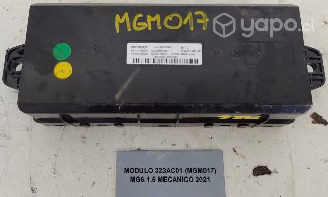 Modulo 323AC01 (MGM017) MG 6 1.5 Mecanico 2021