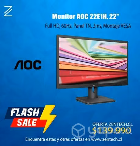 Monitor AOC 22E1H, 22"