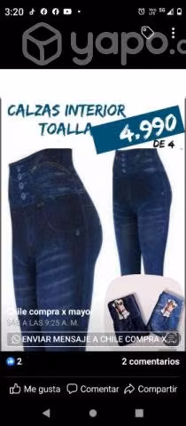 Calzas efecto jeans - Imagen 2
