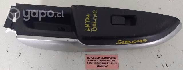 Boton Alza Vidrio Puerta Trasera Izq (SZB093)