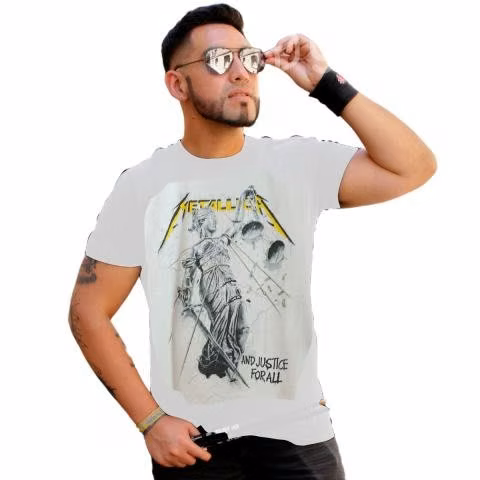 POLERA METALLICA BLANCA AJFA // Lucy Rock