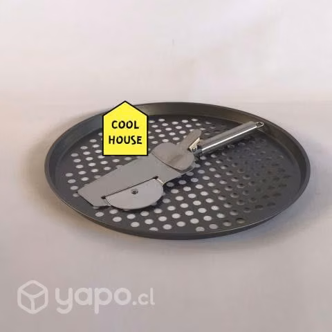 Bandeja de Pizza Ranurada con cortador - Imagen 2