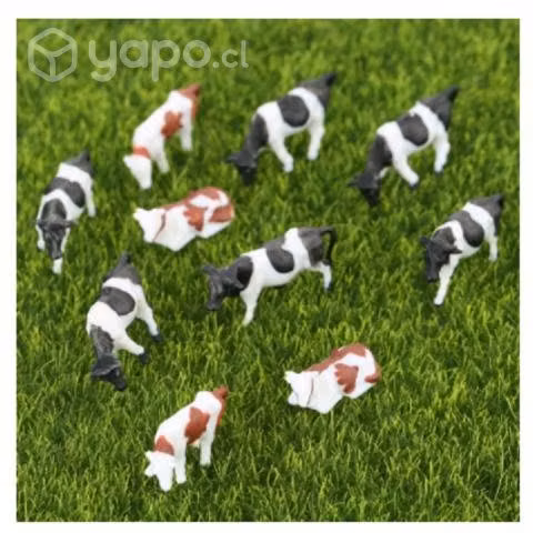 Maquetas De Vacas (10), Para Dioramas Escala 1/87