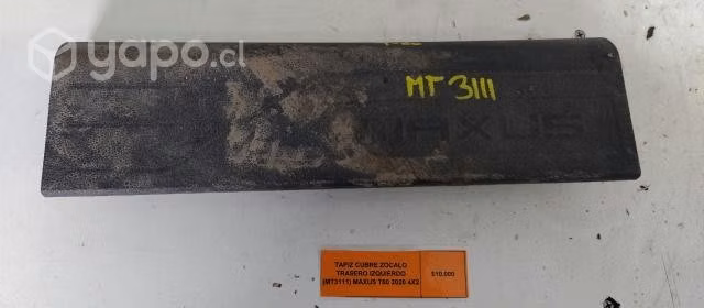 Tapiz Cubre Zocalo Tra zq (MT3111) Maxus T60 2020