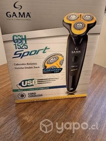 Afeitadora Gama Gsh 1525 Sport USB Lavable Led