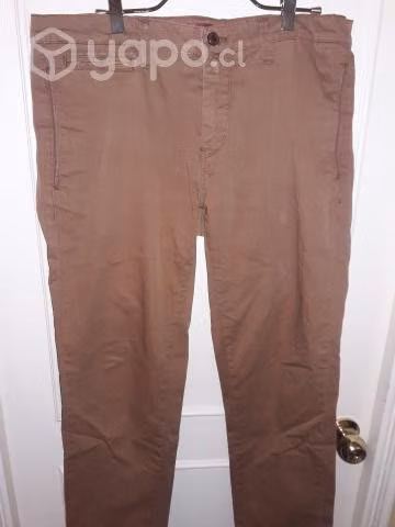 Pantalón Zara, café, usado