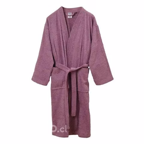 Bata de baño 100% algodón + toalla de cabello