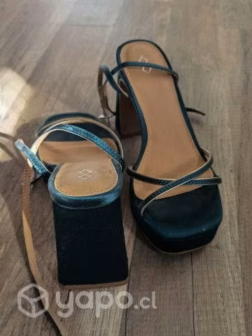Sandalia de tacón GRETA VERDE MIM SHOES