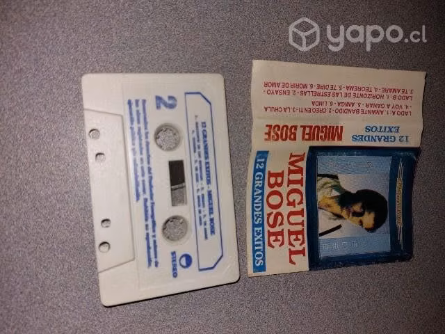 Cassette Miguel Bosé