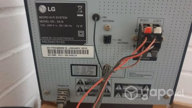 Microcomponente LG Modelo XA16 - Imagen 3