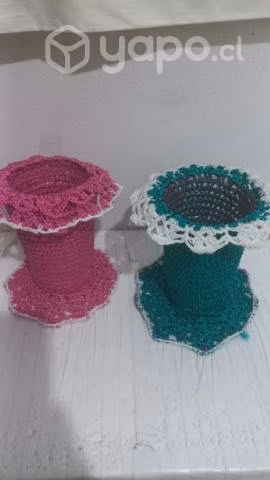 Carteras(bolsos) artesanales tejidas en macramé
