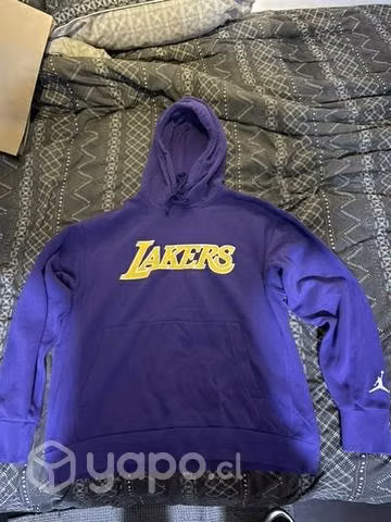 Poleron Lakers Jordan Original Talla L