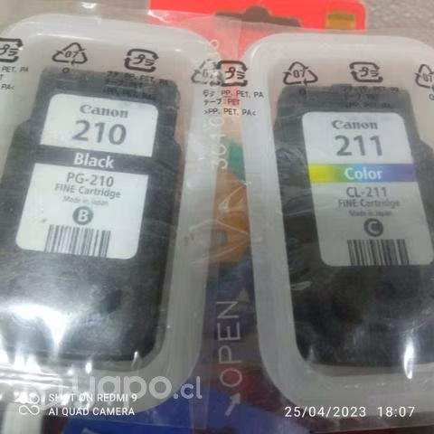 Packs de tintas canon diversos modelos originales