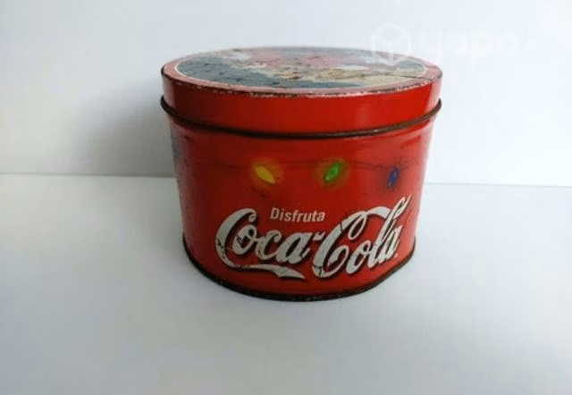 Caja De Metal De Vela Vintage Coca-cola