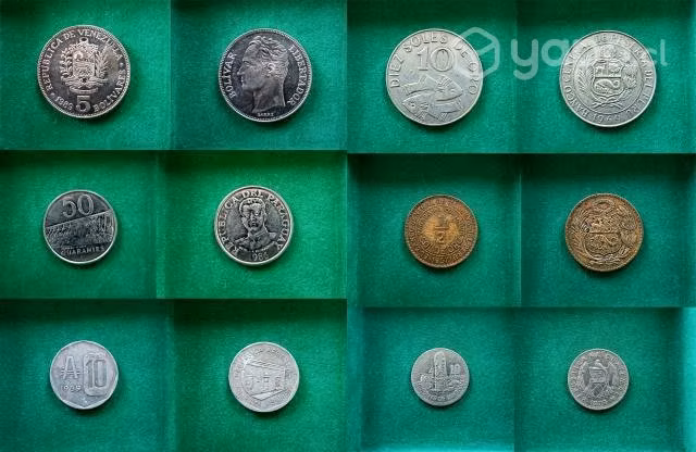 Colección de monedas extranjeras