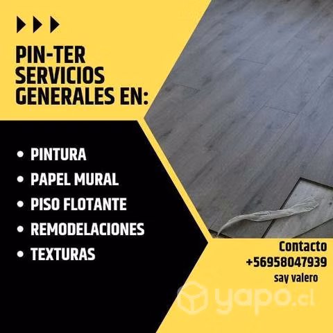 Servicio de pintura y remodelacion generales