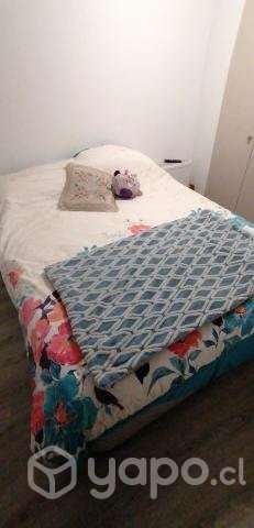 Cama de dos plazas sin respaldo - Imagen 2