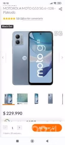 Celular Motorola g53