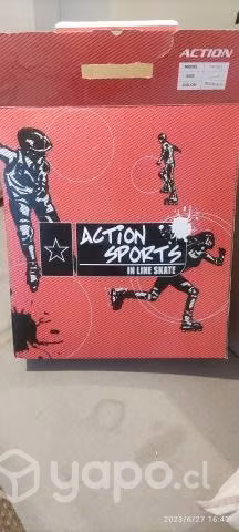 Patines en línea, sólo se usaron dos días.