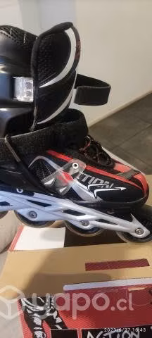 Patines en línea, sólo se usaron dos días.