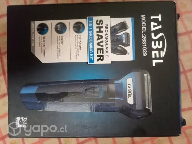 Maquina De Afeitar 3 En 1 Para Caballeros Recargab