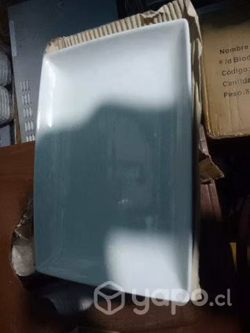 platos rectangulares para postres