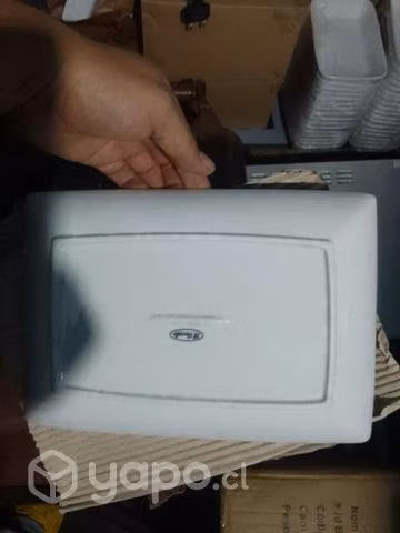 platos rectangulares para postres - Imagen 2