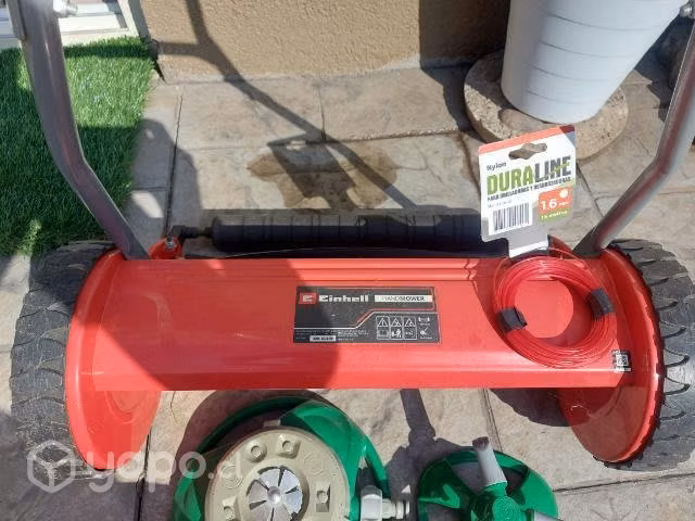 Kit jardinero podadora, orilladora y aspersores