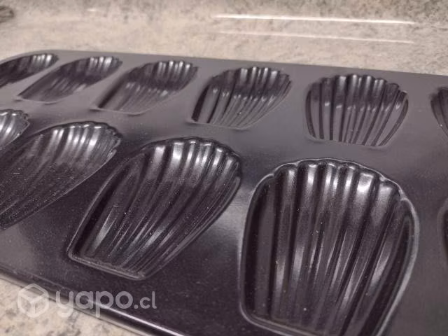 3 moldes de galletas madeleine - Imagen 2