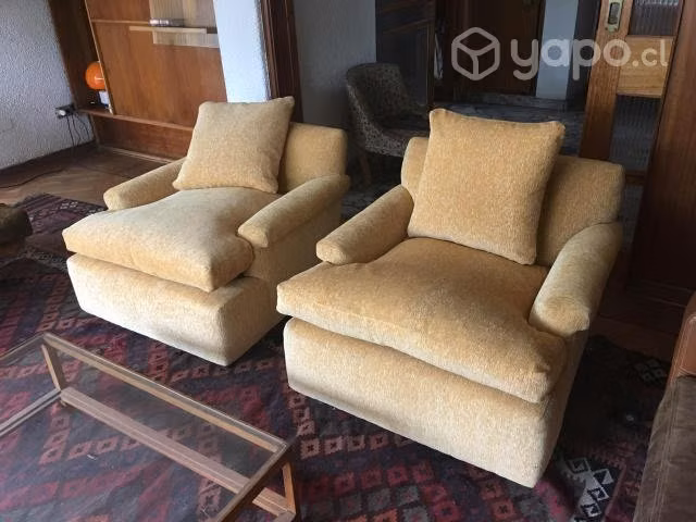 Sillon tapizado hace poco