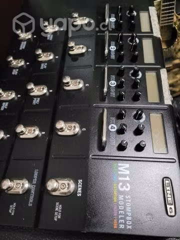 Pedalera multiefecto line6 m13 stompbox