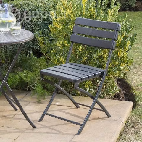 Silla Polietileno De Alta De Simil Madera