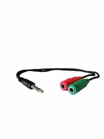 Cable de Audio de 3,5mm a 2 conector hembra
