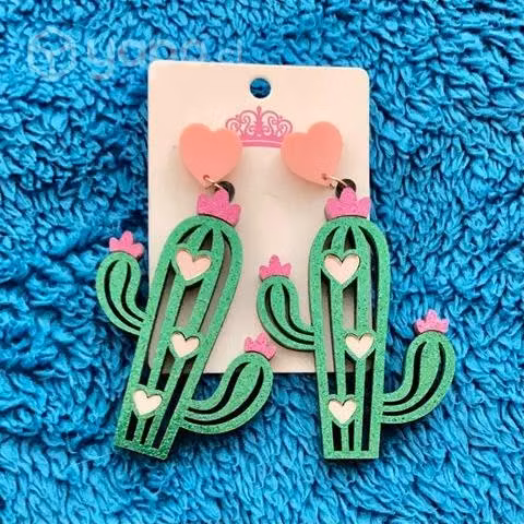 Aros de acrílico con diseño - Imagen 5