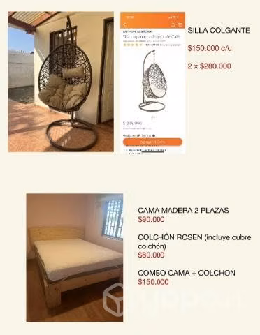 Muebles y accesorios por cambio de domicilio