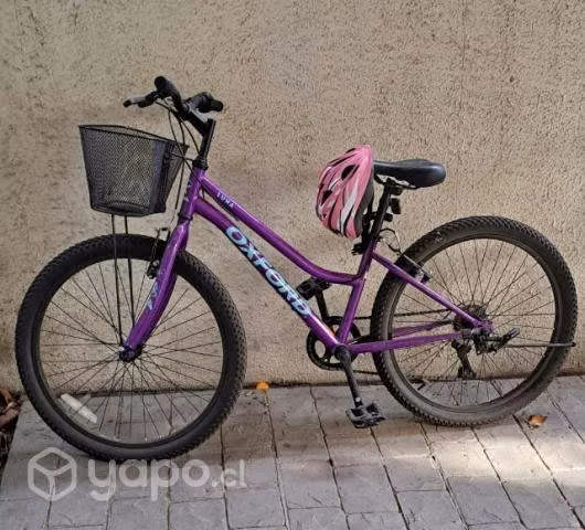 Bicicleta como nueva con canasto