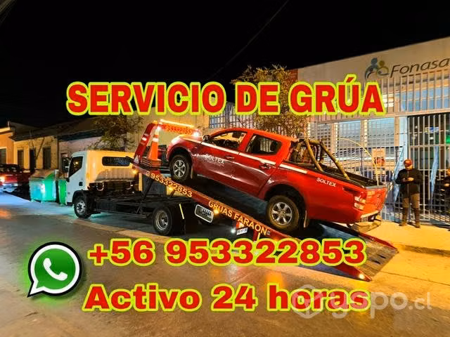 Grúa asistencia de vehicular