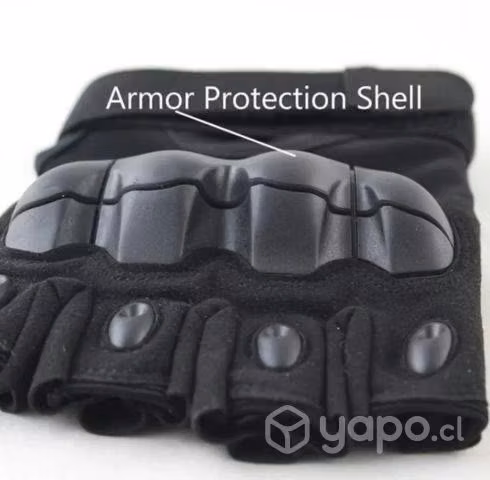 Guantes Cortos Con Protección Para Motos Bicicleta - Imagen 4