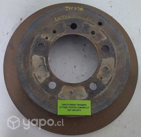 Disco Freno Trasero (TYT226) Toyota Tundra 5.7 AUT