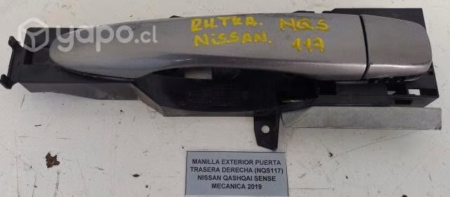 Manilla Exterior Puerta Trasera Derecha (NQS117) N