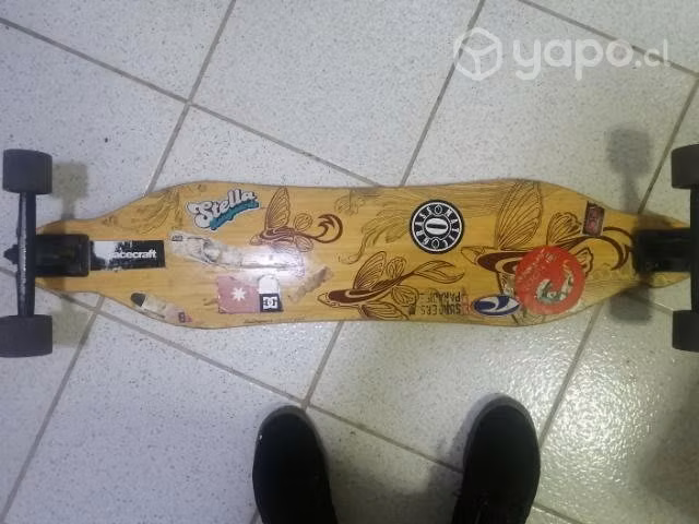Longboard loaded vanguard trucks bear
