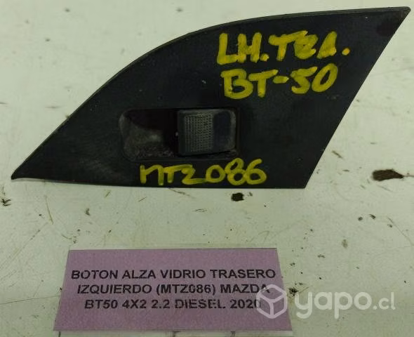 Boton Alza Vidrio Tras izq (MTZ086) Mazda BT50