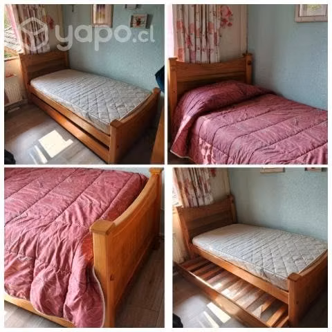 Cama nido Raulí 1 plaza 1/2