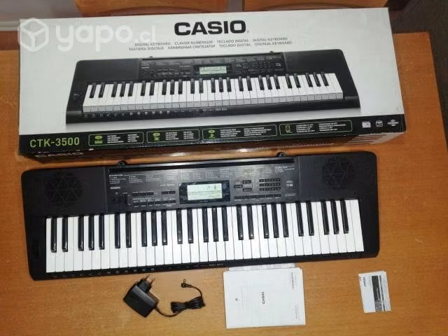 Teclado Casio Ctk-3500 + Adaptador Casio Original