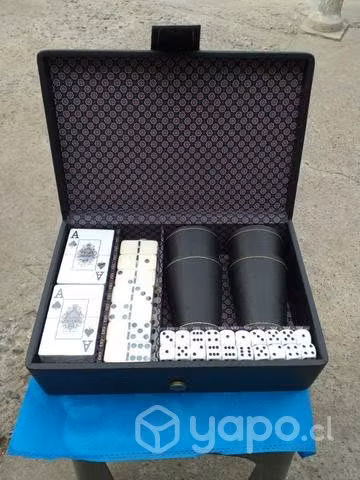 Caja de cuero multijuego nuevo - Imagen 4