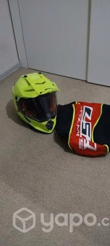 Botas y casco enduro motocross