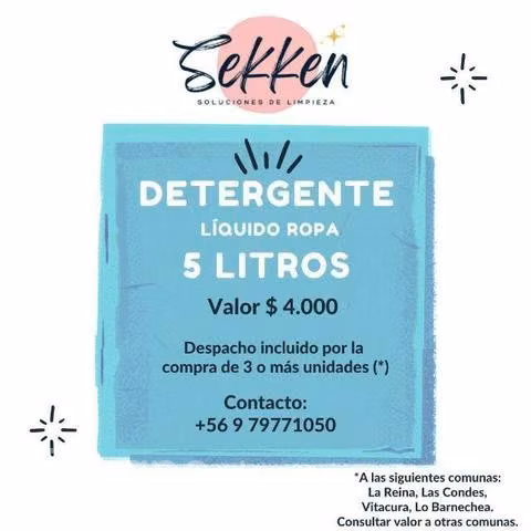 Detergente líquido 5 litros