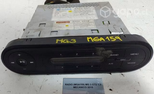Radio MG 3 STD 1.5 Mecanico 2015