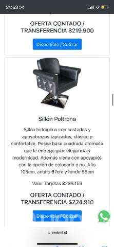 Sillón Peluquería - Imagen 2