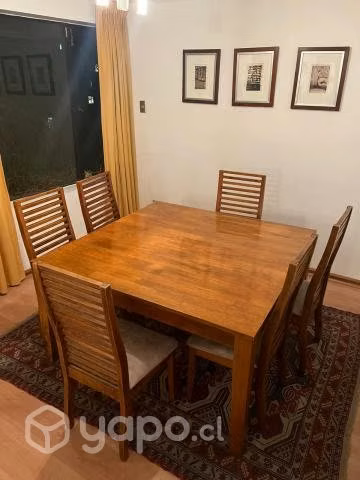 Mesa comedor con 7 sillas - Imagen 4